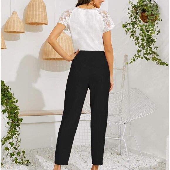 Zip Side Solid Tailored Pants (New in Package) - Picture 4 of 4